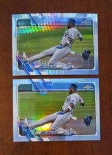 KC Royals 2021 Topps Chrome Jorge Soler #210 Prism Refractor + Base Refractor 