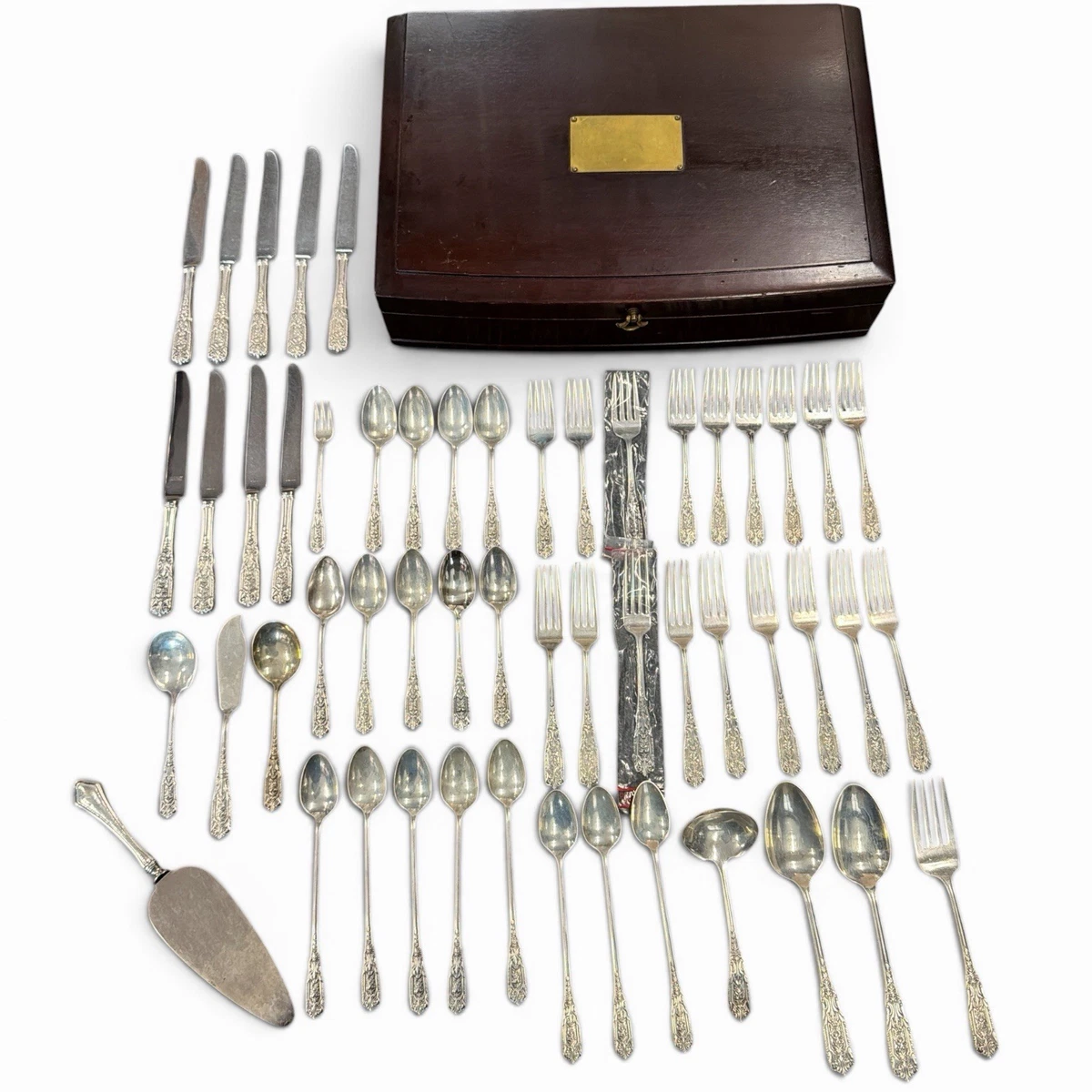 Westmorland 1900-1940 Antique US Sterling Silver Flatware Sets for