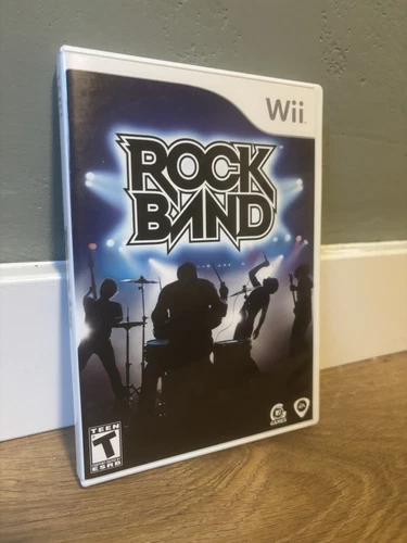 Nintendo Wii Rock Band CIB Complete Tested & Working Authentic MTV Games 2008