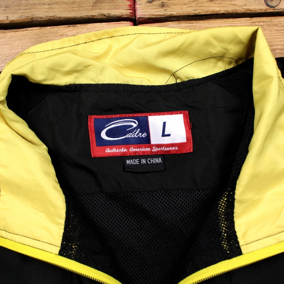 Chaqueta cortavientos vintage Cadre L Missouri negra Foto 3 de 4