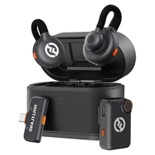 Hollyland LARK M2S Space Gray Mini Wireless Combo Microphone System with 2.4 GHz