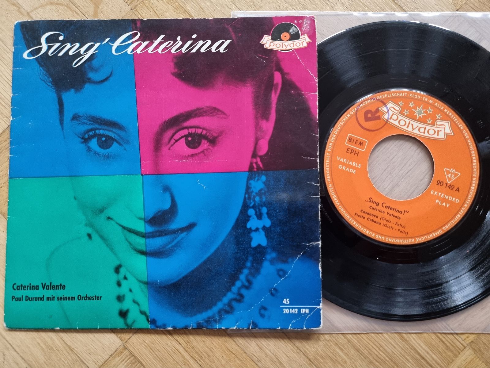 7"" Single Caterina Valente - Sing Caterina Vinyl Germany