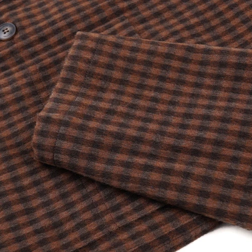 Drumohr  Button-Front Extra-Soft Brushed Wool Jacket M (Eu 48) NWT image 3