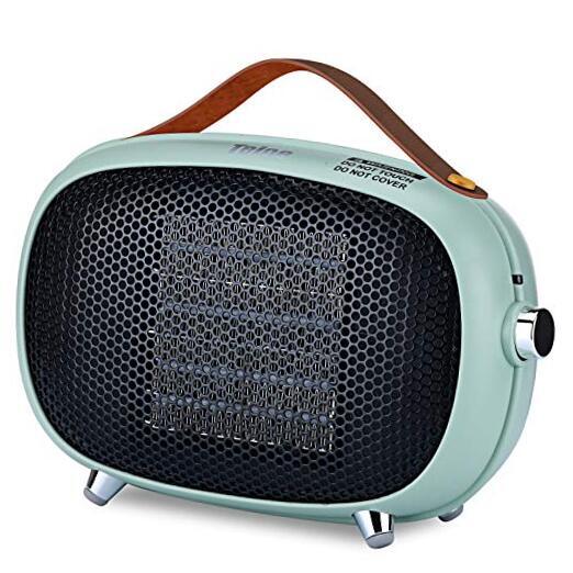 Space Heater,  Mini Electric Space Heater 800W/400W, Small PTC Ceramic GREEN