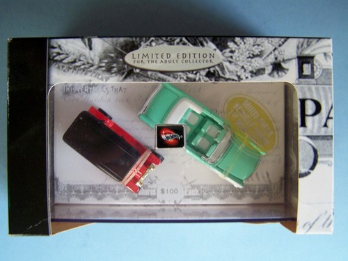HOT WHEELS FORD MOTOR CO FAB FORDS LE 2 Car Set 56 FORD CONVERTIBLE & MODELT MIB - Picture 4 of 5