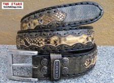 SENDRA BOOTS Gürtel Schlangenleder Python Be...