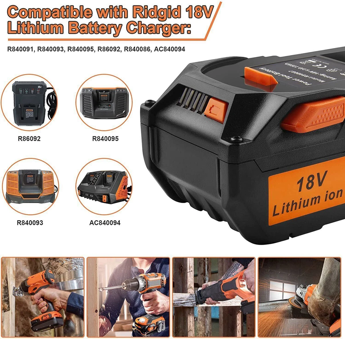 Ridgid battery compatibility new arrivals