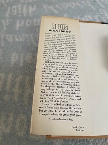 Roots, the Saga of An American Family By Alex Haley 1976 HC DJ 1st BCE - 第 3/5 張圖片
