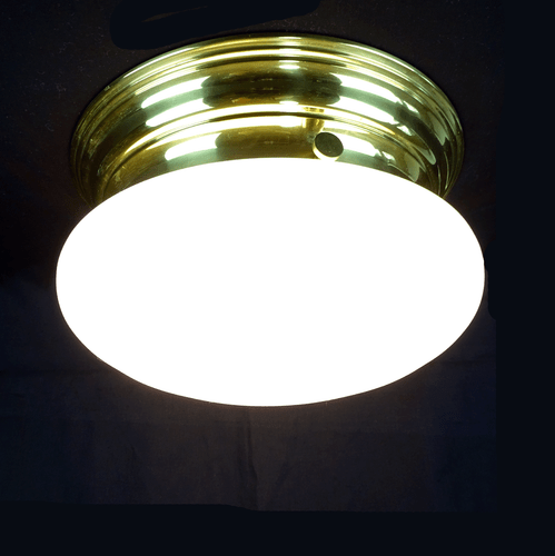 Large LIMBURG Opaline Glass Flush Mount Light Sconce Plafoniere Germany 1960s - 第 4/10 張圖片