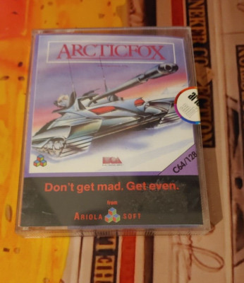 ArcticFox (Electronic Arts 1986) Commodore C 64 (Tape, Manual, Box) works 8-bit