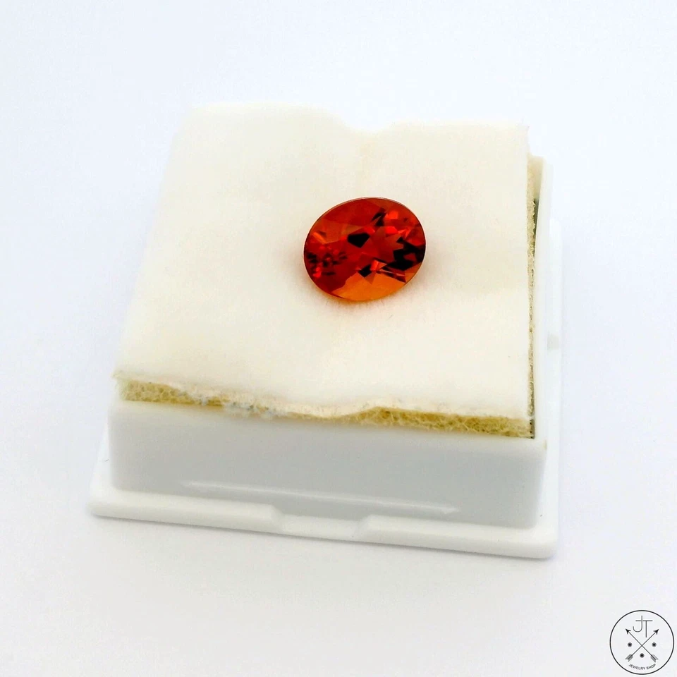 2.5 carat Natural Brazilian Citrine 10x8 mm Oval Faceted Gemstones - Image 3 of 4