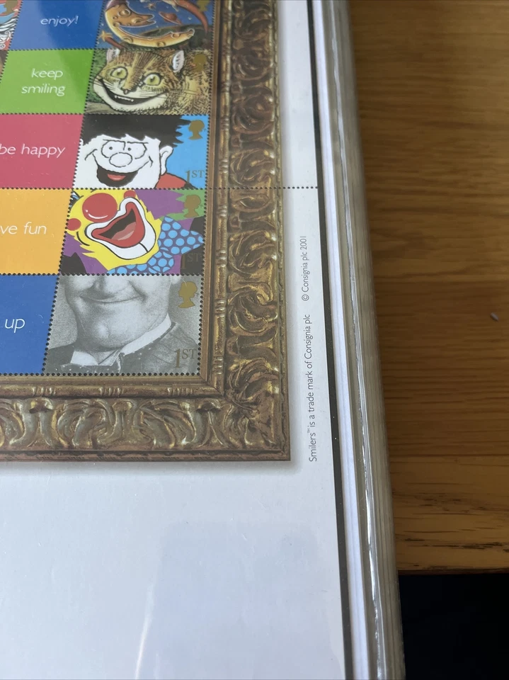 HOJA CONSIGNA SMILER 2001 Smiles SG LS5... fina UM MNH - RARA Foto 2 de 2