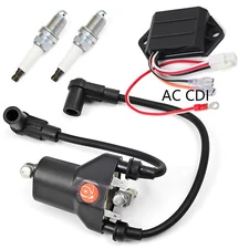 1991-02 Ignition Coil & Spark Plug AC CDI Ignitor For EZGO Golf Cart 4 Cycle Gas