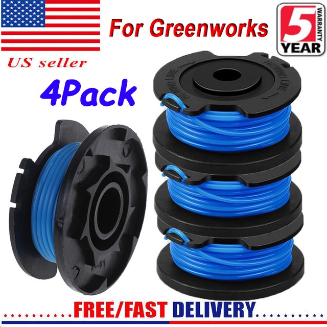 4X Weed Eater Replacement Spool For Greenworks 21332 16ft 0.065” String