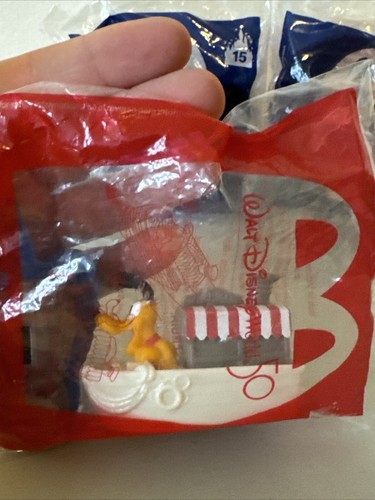 Walt Disney World 50th Anniversary Happy Meal Toys Lot of 3 Sealed Collectables - Picture 2 of 4