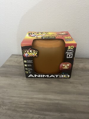 ANIMAT3D Rock n' Jack Talking Pumpkin 3D Video Player Speaker Battery / AC Power