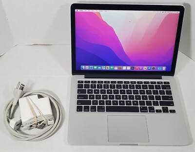 Apple MacBook Pro 13'' Core i7 3.1GHz 16GB 256GB SSD A1502 MONTEREY Silver 2015