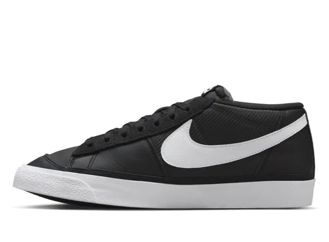 Nike Blazer Low Pro Club Black White Casual Sneakers FJ3694  display picture 3