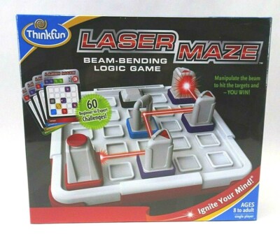 Think Fun Laser Maze Brain Game and STEM Toy for Boys and Girls Age 8+ Complete