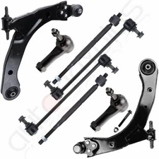 For Chevy Cobalt & HHR 8Pcs Front Lower Control Arms Tie Rods Sway Bars Kit