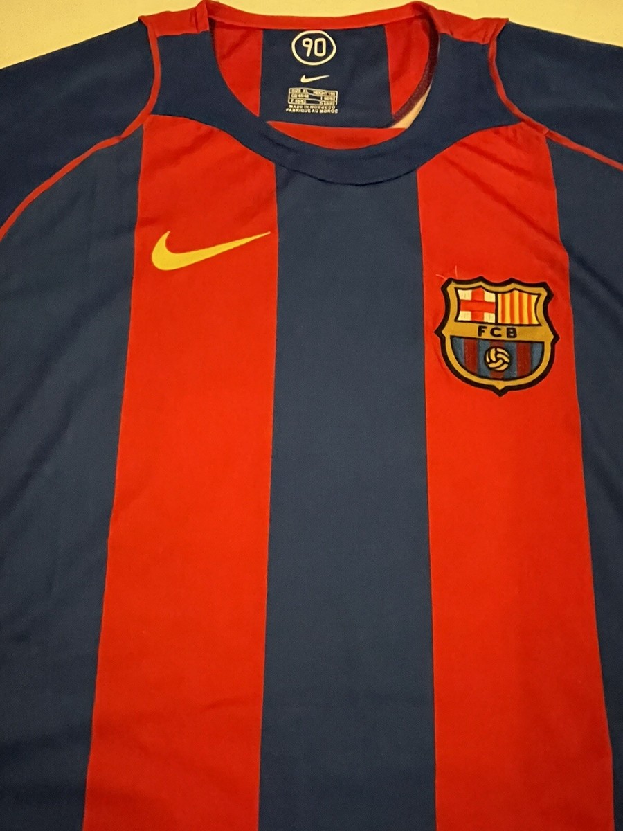 Maillot Domicile FC Barcelone 2004-2005 - Lionel Messi 30 - Taille L - Neuf Avec étiquettes