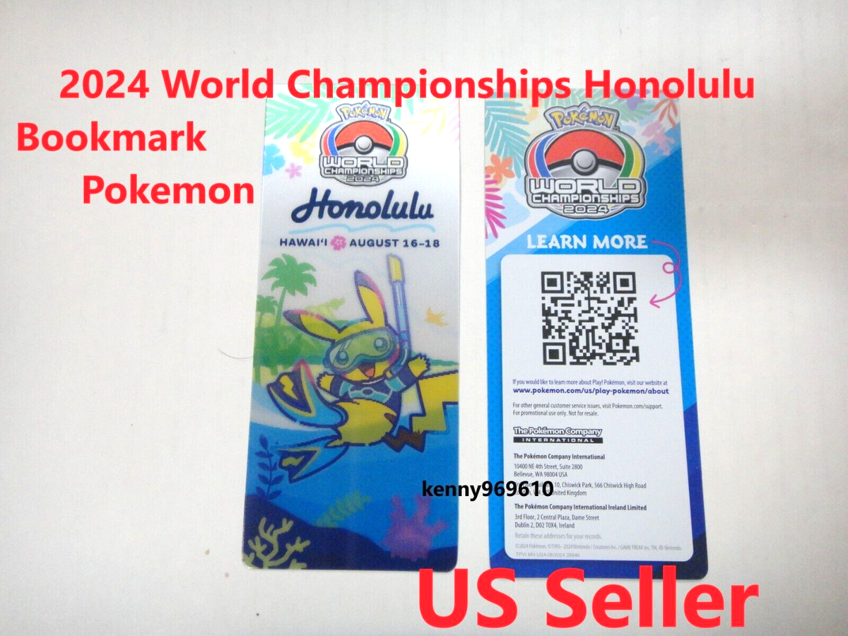 POKEMON 2024 World Championships HONOLULU Holographic POKEMON 2024 World Championships HONOLULU Holographic
