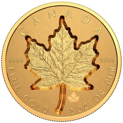 2021 & 2022 Super Incuse Reverse Proof Gold Maple Leaf 99.99 2oz 2021 & 2022 Super Incuse Reverse Proof Gold Maple Leaf 99.99 2oz