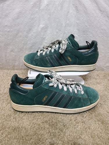 adidas campus green suede