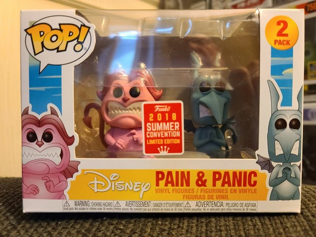 Funko POP! Disney: Hercules - Pain & Panic SDCC 2018 2-Pack Exclusive for sale online