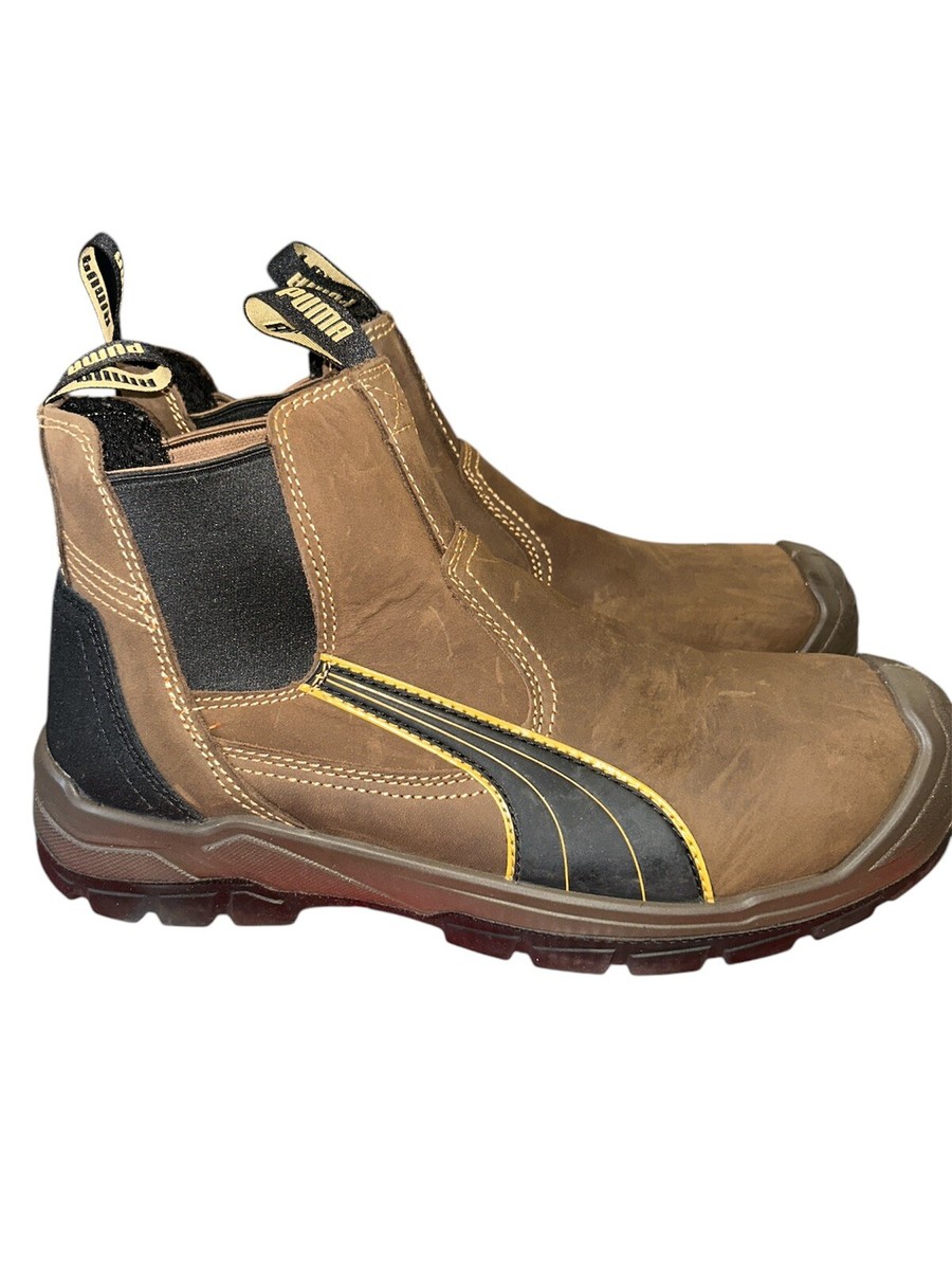 Puma Men's Safety Tanami Double Gore EH Comp Brown Leather Work