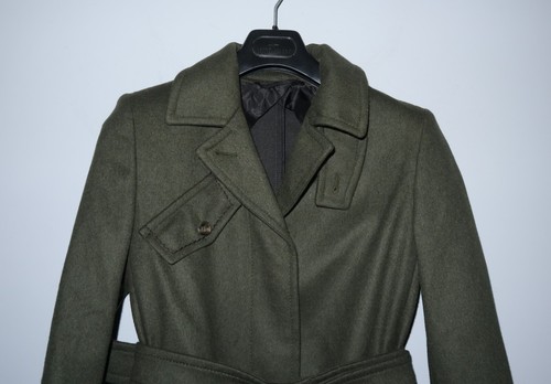 MAX MARA WEEKEND Damen Trenchcoat Jacke mit Wollgürtel Größe US2 UK4 - Bild 2 von 13