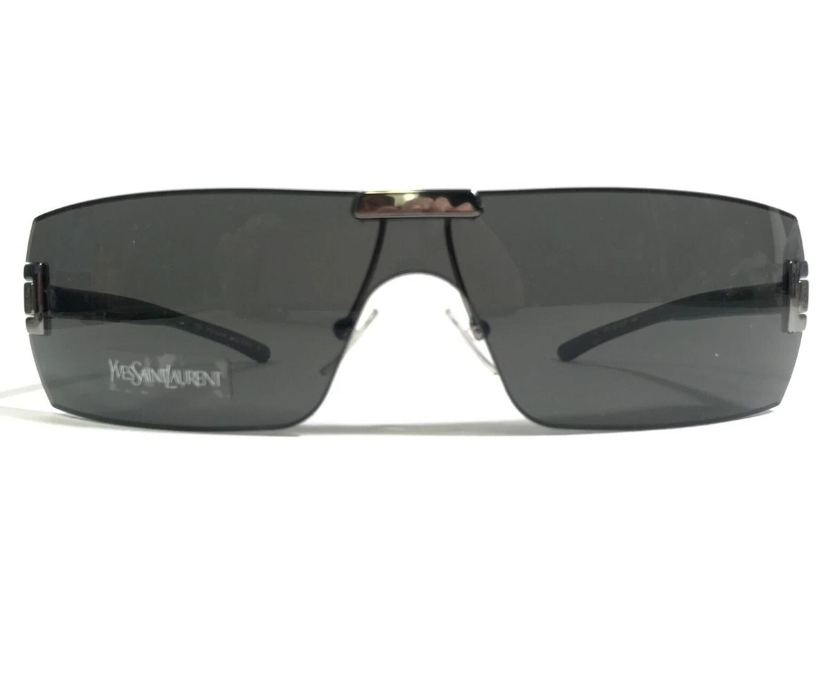 Saint Laurent Square Frame Sunglasses in Gray for Men