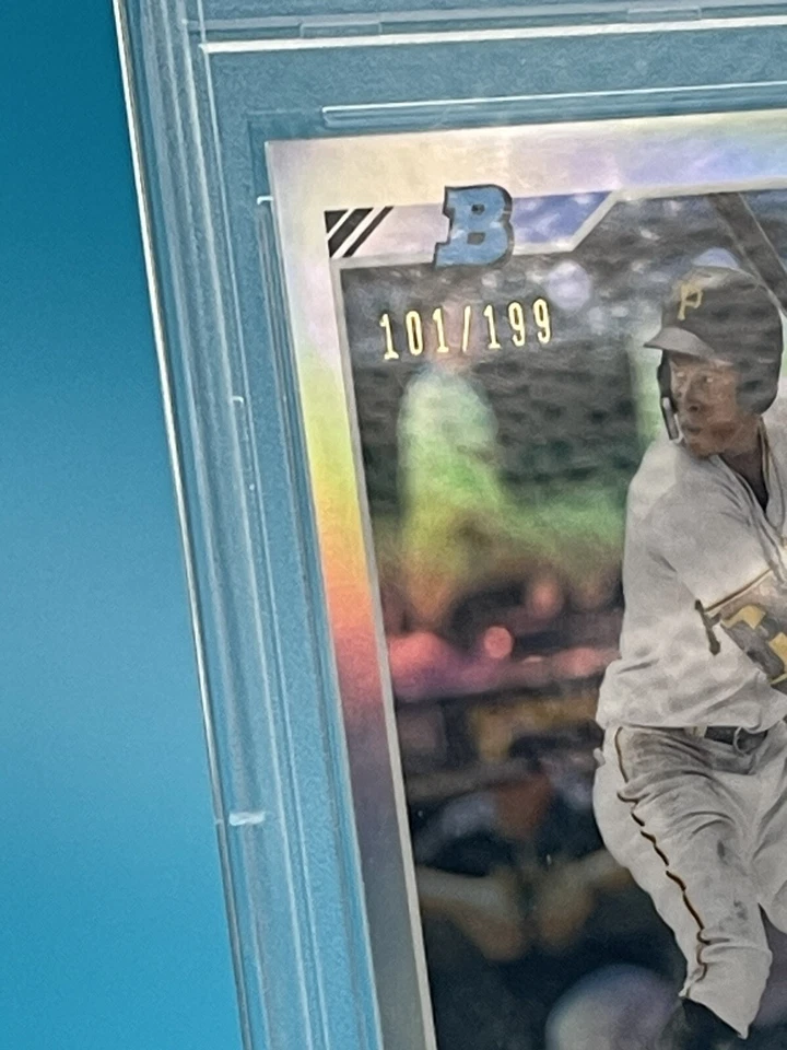 2020 Bowman Heritage Chrome Prospect Refractor Oneil Cruz #92CP-OC /199 PSA 10 - Image 3 of 3