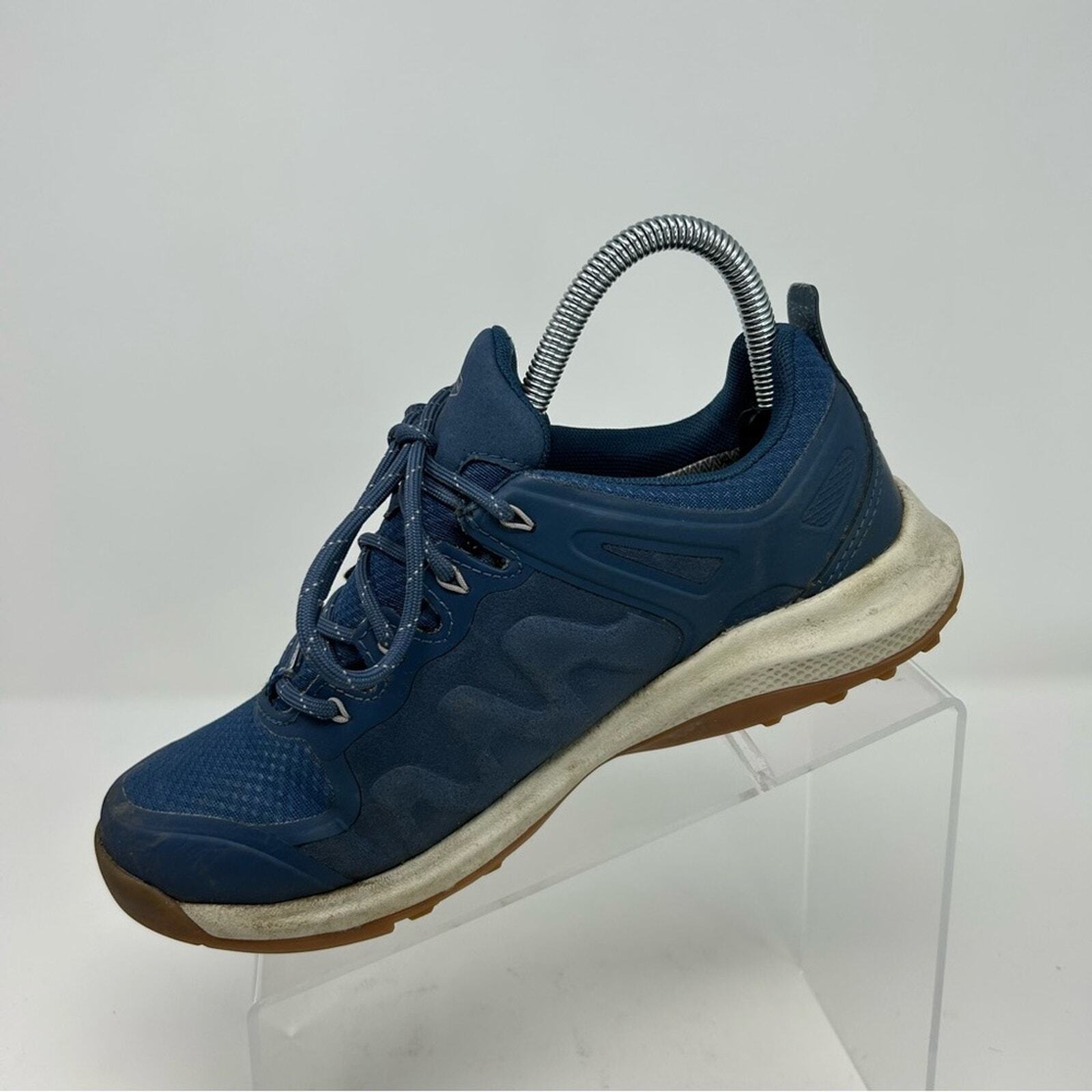 Scarpe da trekking attive all'aperto Keen Explore blu traspiranti in rete impermeabile taglia 7