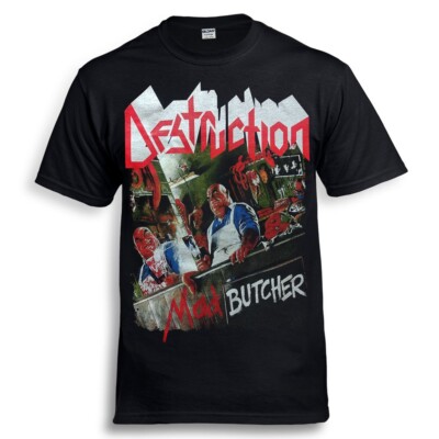 DESTRUCTION Mad Butcher Black T-Shirt sodom Kreator testament