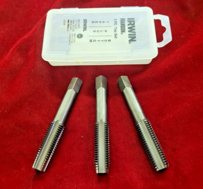 2756 M16 x 2.0 CS Tap Set 3 PC Irwin Hanson Taper Plug Bottom Carbon Steel 16MM
