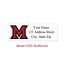 thumbnail 59  - 60 Return Address Labels Personalized Printed 3/4 x 2 1/4 College Football Teams