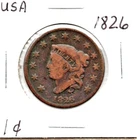 Photo of a 1826-P Large Cent from an eBay listing that sold on Jul 20, 2026