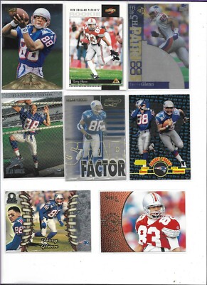 TERRY GLENN LOT(12) STAR FACTOR #'d 923/2500, STAR RC, DOUBLE THREAT, UD3, OMEGA