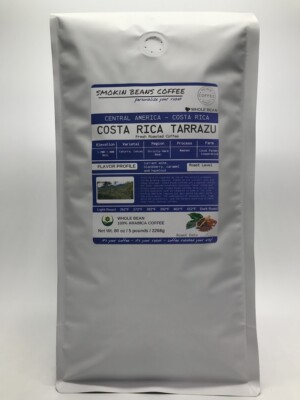 8oz/5lb - Costa Rica Tarrazu   Central America   Fresh Roasted To Order Coffee