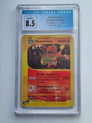 Pokemon Charmeleon 73/165 - Rev Holo - CGC 8.5