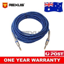 6.35mm 6.5mm Male to Male Stereo Jack Audio Cable For Drum Cord charger Premium