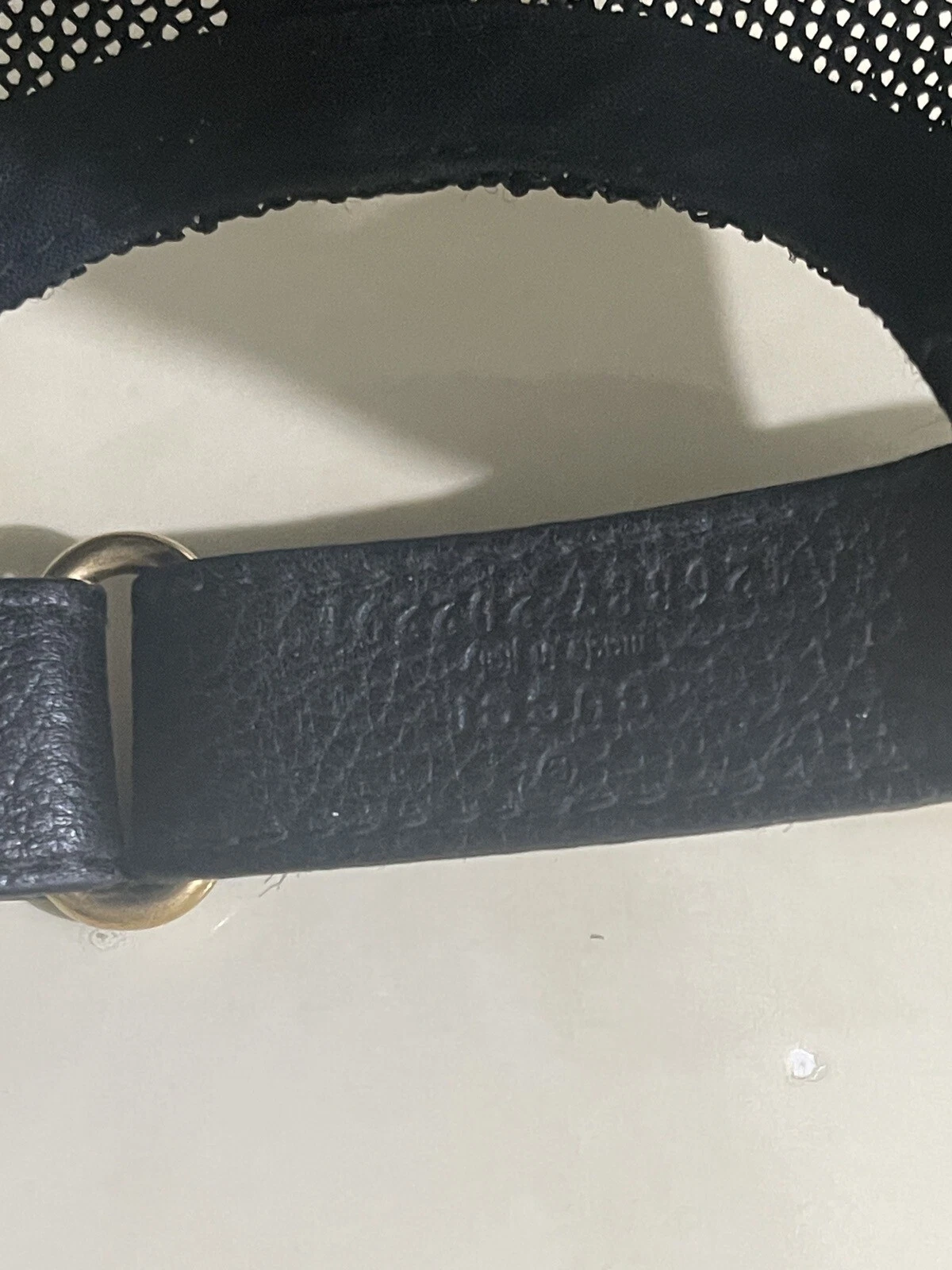 Cappellino Gucci logo con pelle taglia L