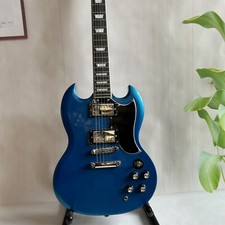 Custom Shop SG Standard Electric Guitar HH Pickups Chrome Parts Full Size