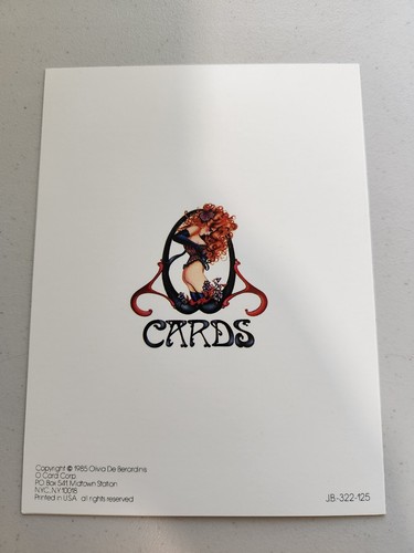Olivia De Berardinis Greeting Cards 70s-90s Pin-Up Pick your card Now $5 Each - Picture 45 of 315