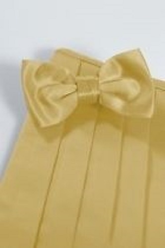 Maßgeschneiderte Farbe einfarbig Satin Premiere Cummerbund und Fliege - Bild 18 von 31