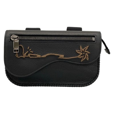 DIOR/ChristianDior Arm Pouch Travis Scott/Cactus Jack 2ADCA390SOT Black Leather