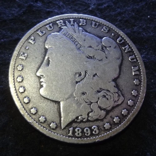 1893-O Morgan Silver Dollar - Choice Good G+ details from the New Orleans mint