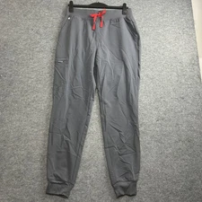 FIGS Zamora Scrub Pants Womens Tall High Waisted Jogger Medical Workwear Large