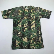 Vintage Cabelas Mens Medium Camo T Shirt Short Sleeve Pocket Tee Realtree